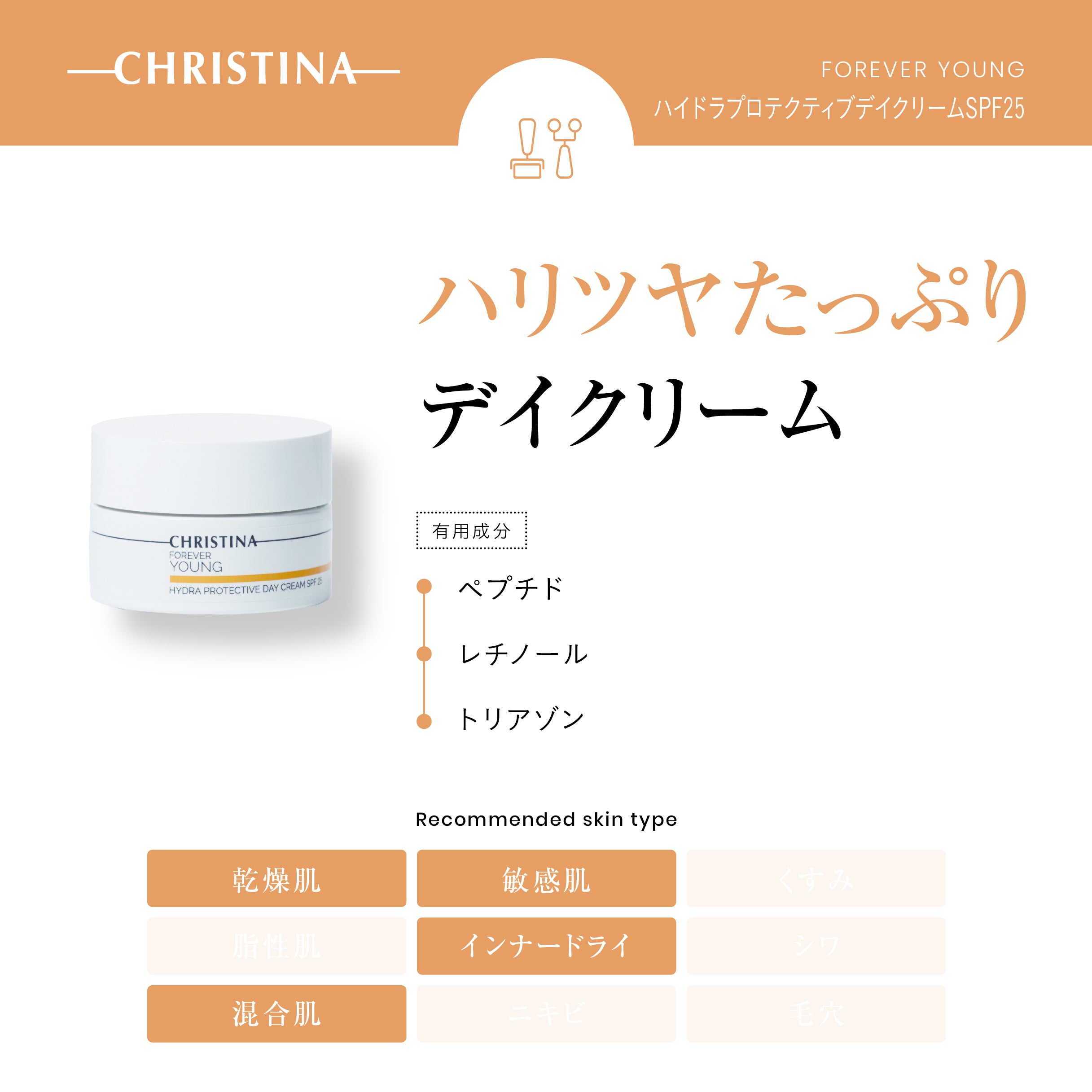 ハイドラプロテクティブデイクリームSPF25