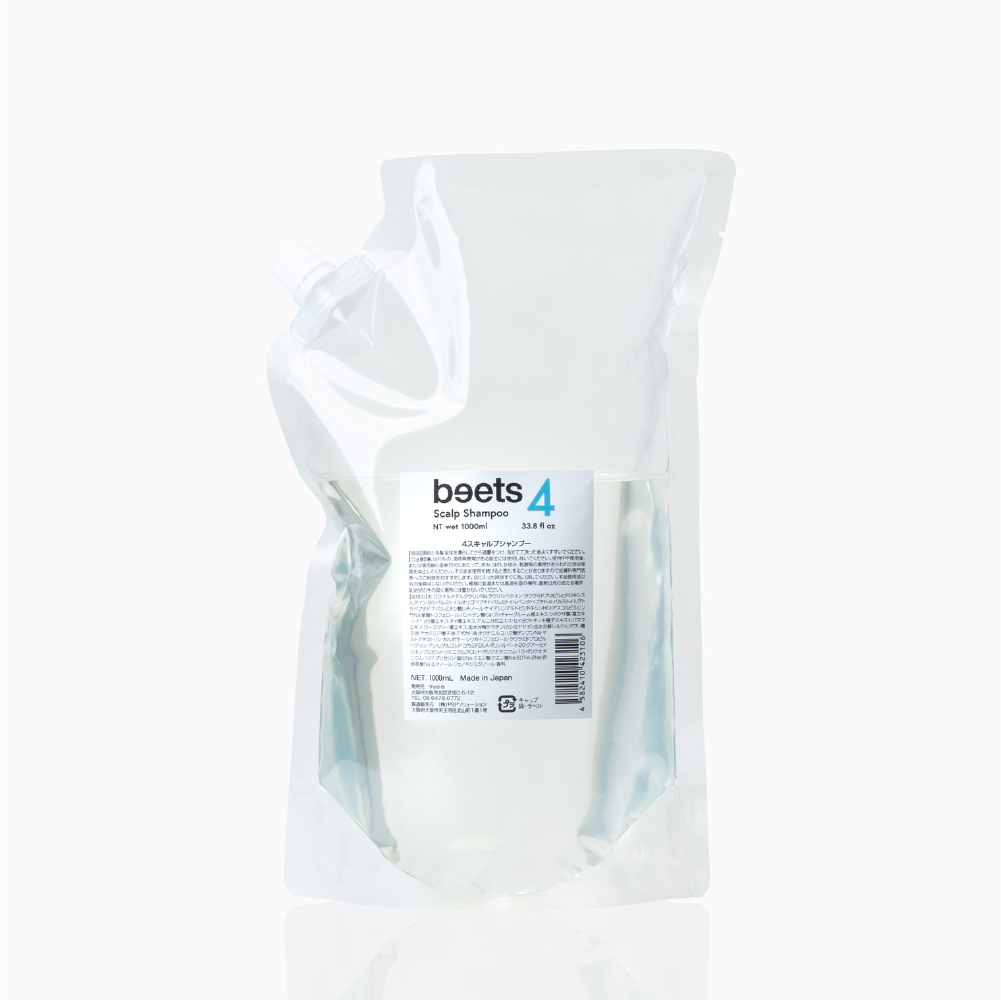 beets4 スキャルプシャンプー 1000ml（お得な詰替用）